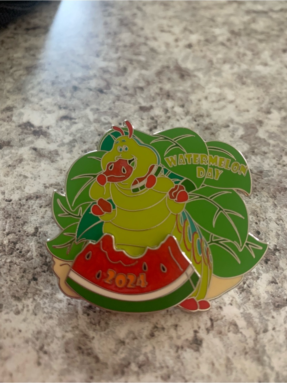 Disney Exclusive Watermelon Day Series Pin 2024 A Bug’s Life Heimlich LE 3000
